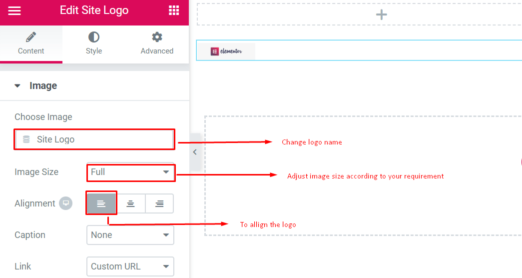 How to Create a Sticky Header Using Elementor 12 How to configure logo