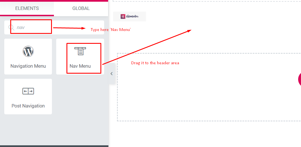 How to Create a Sticky Header Using Elementor 13 How to add custom menu