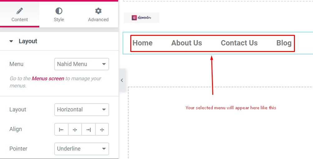 How to Create a Sticky Header Using Elementor 14 How to add menu in elementor