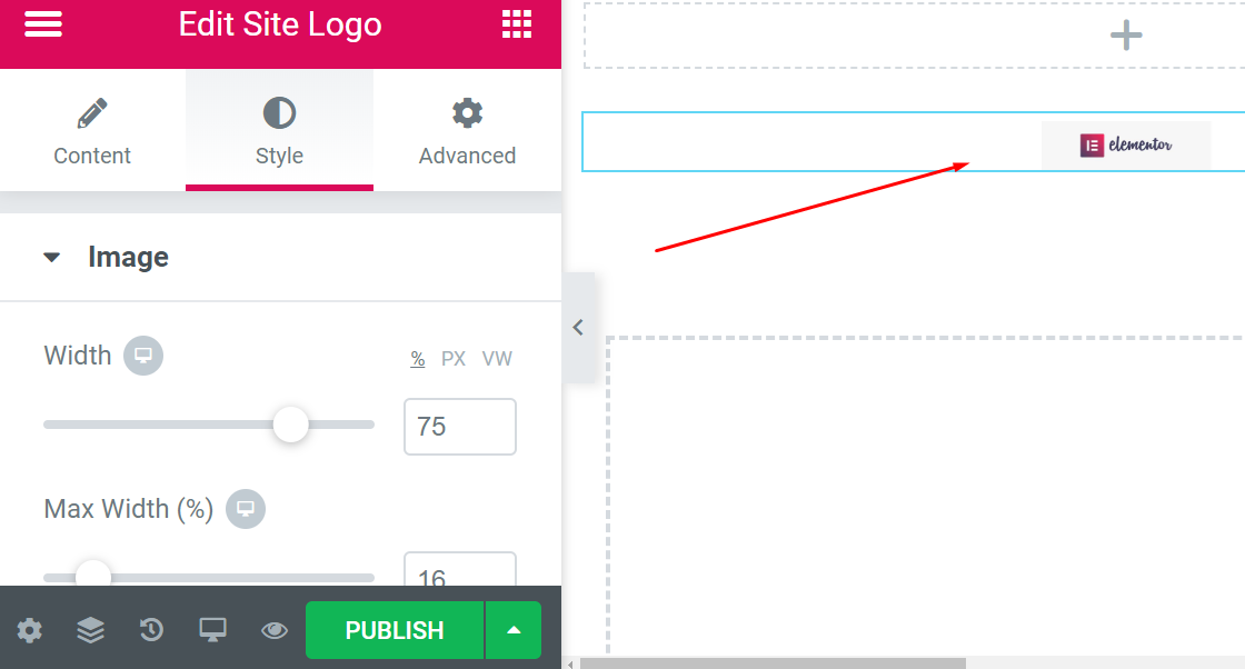 How to Create a Sticky Header Using Elementor 11 How to adjust logo