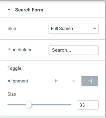 How to Create a Sticky Header Using Elementor 17 Edit place and alignment for Elementor header