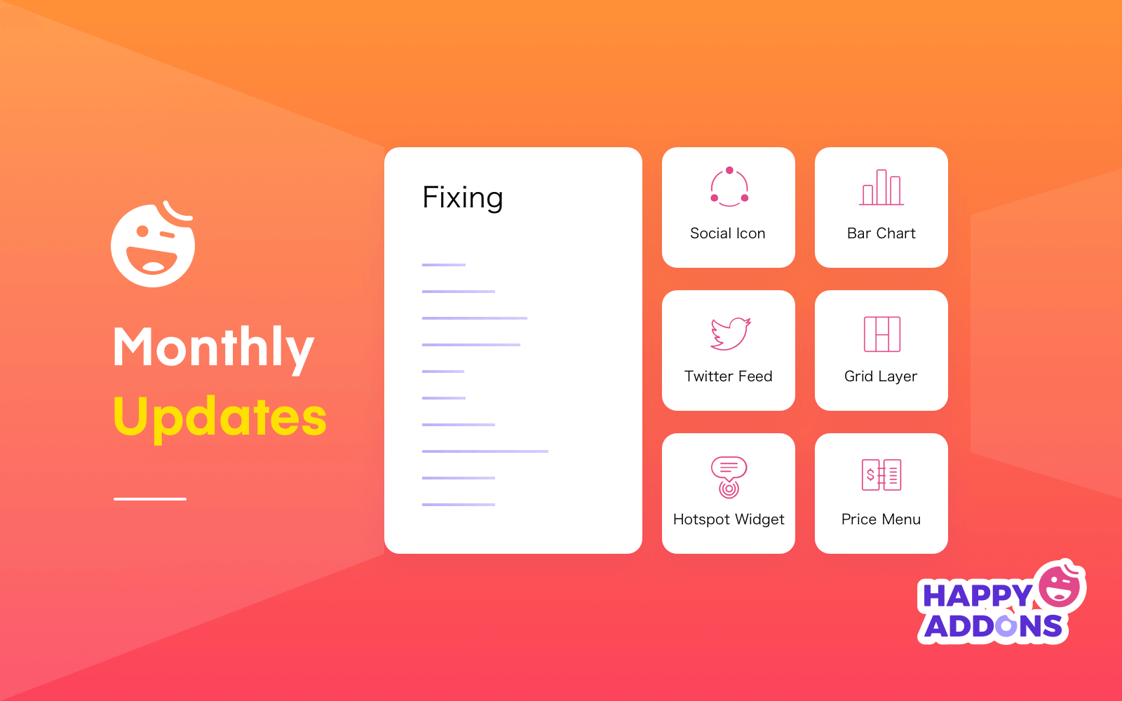 HappyAddons Monthly Updates (free-pro features, notable fixing)_Blog