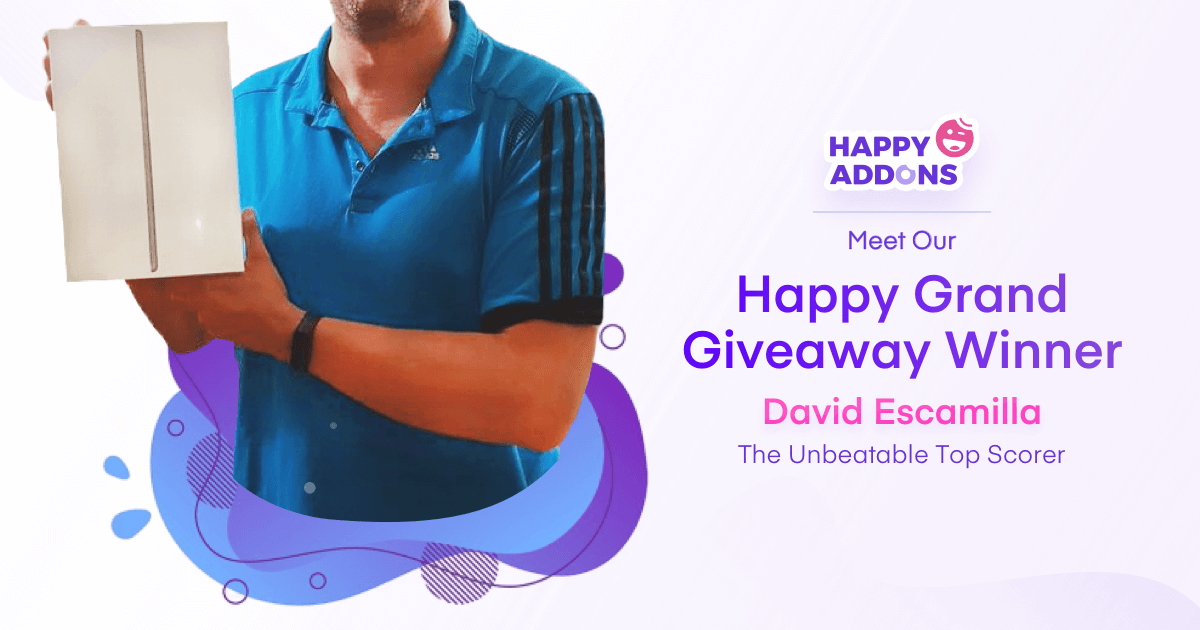 HappyAddons Grand Giveaway- Winner Declaration 2 Happy Grand Giveaway-winner
