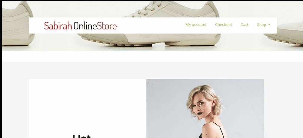 Designing eCommerce Website Using HappyAddons WooCommerce Widgets 6 Final design eCommerce website