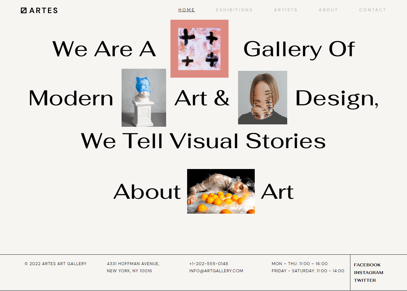 Best Elementor Landing Page Templates You Should Utilize 8 Art Gallery (Portfolio & CV Landing Page Templates)