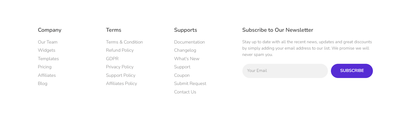 How To Create a Menu in WordPress (3 Easy Methods) 4 Footer Menu Example