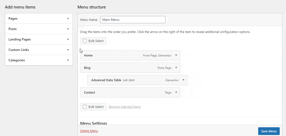 How To Create a Menu in WordPress (3 Easy Methods) 16 How to Add Posts to the Menu