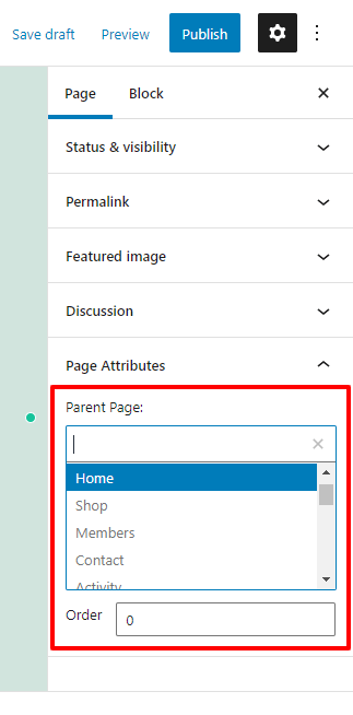 How to Create a New Page on WordPress (A Complete Tutorial) 9 Page Attribute