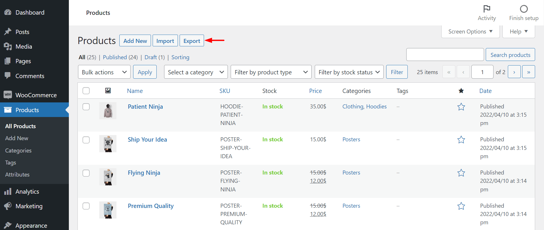 How to Add Products in WooCommerce Store: Step-by-Step Guide 40 Export WooCommerce Products