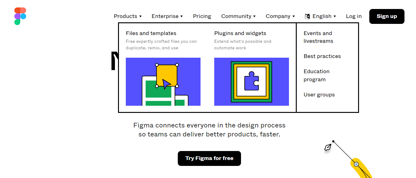 12+ Well-Designed Mega Menu Examples 5 Figma Mega Menu
