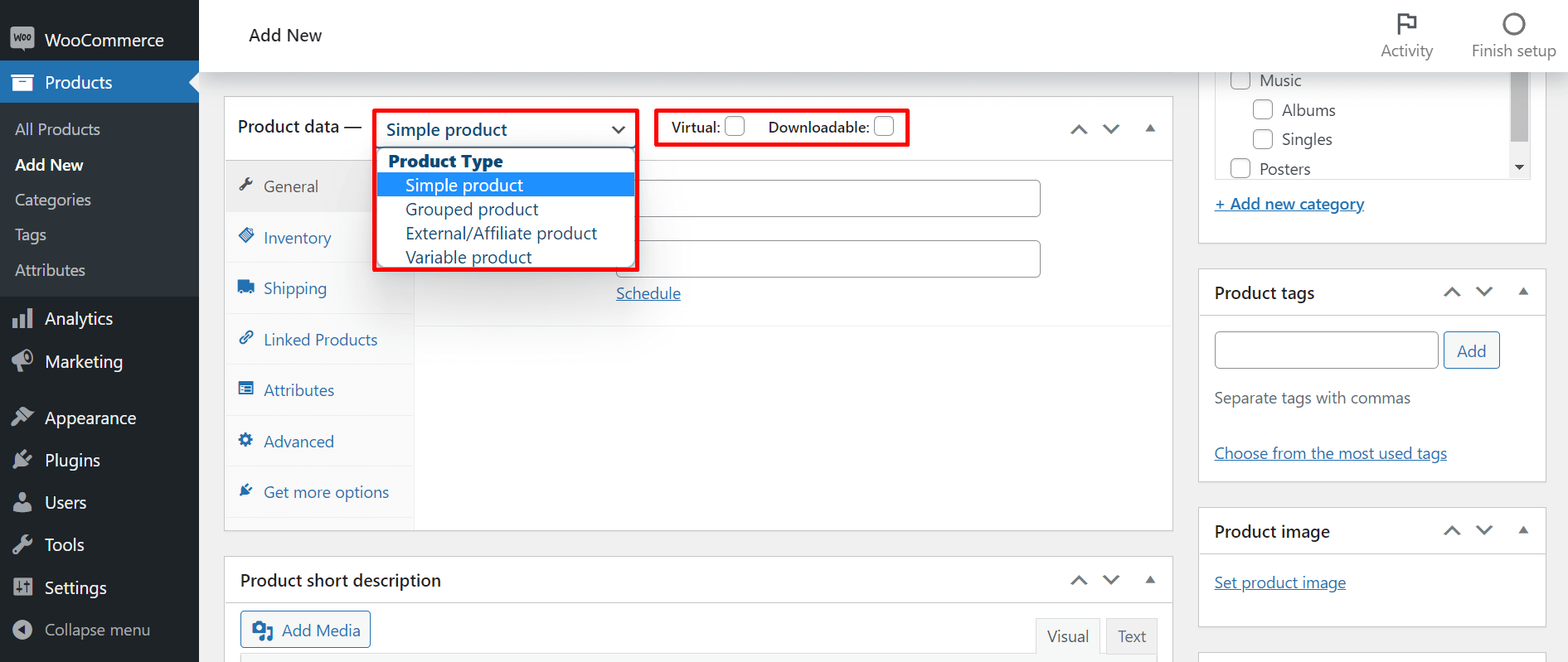 How to Add Products in WooCommerce Store: Step-by-Step Guide 3 Select WooCommerce Product Type