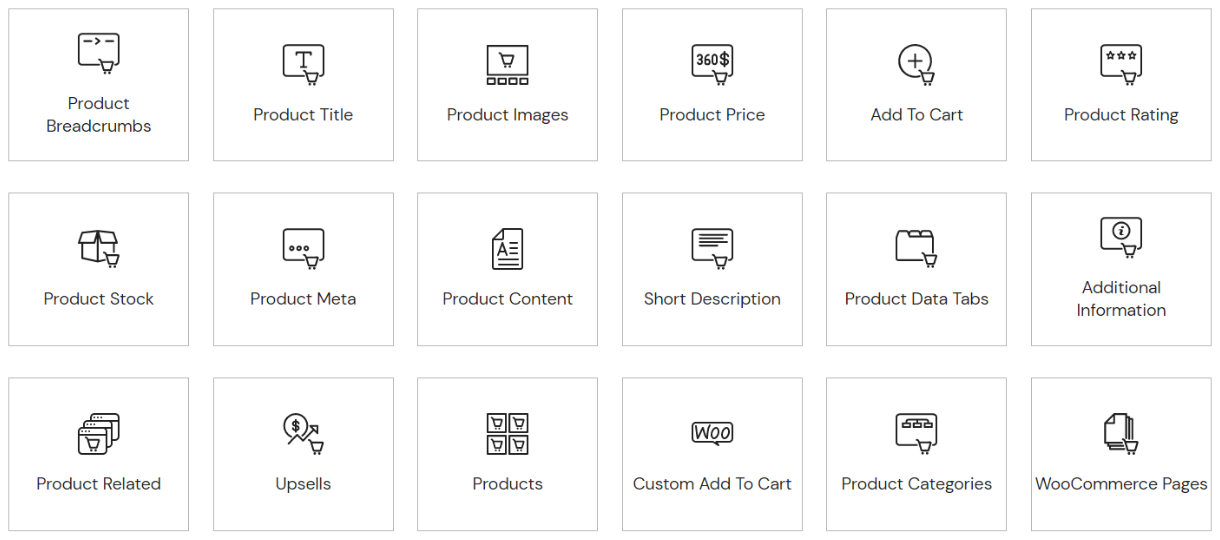 Elementor vs Elementor Pro: A Detailed Comparison 3 Elementor WooCommerce Widgets
