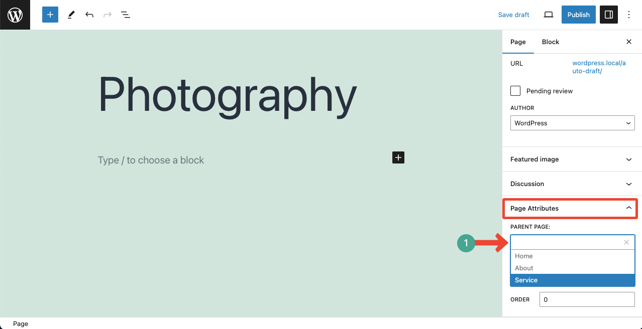 How to Create a New Page on WordPress (A Complete Tutorial) 21 Create a subpage