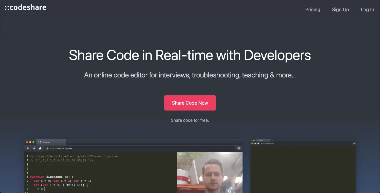 12+ Best Code Editors for Web Development (Free and Premium) 6 Codeshare.io