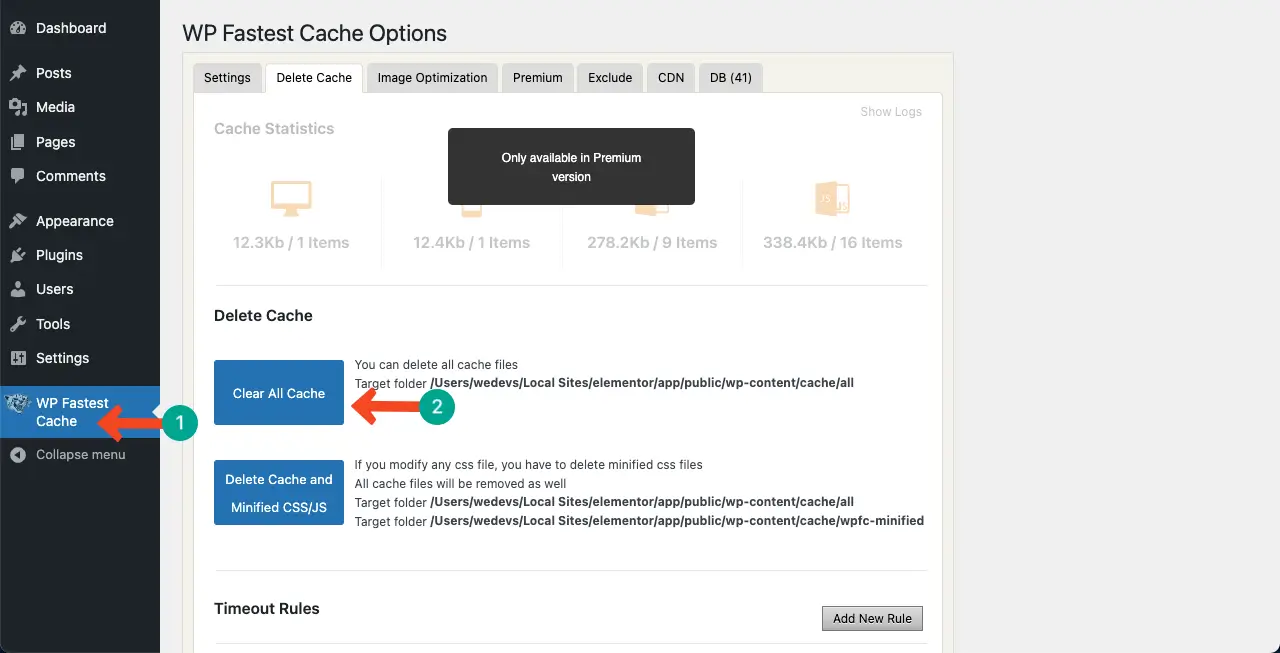 How to Fix WordPress Fatal Error - 8 Proven Methods You Should Try 9 WP Fastest cache