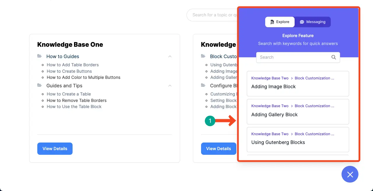How to Design a Knowledge Base in WordPress 13 Add the assistant widget