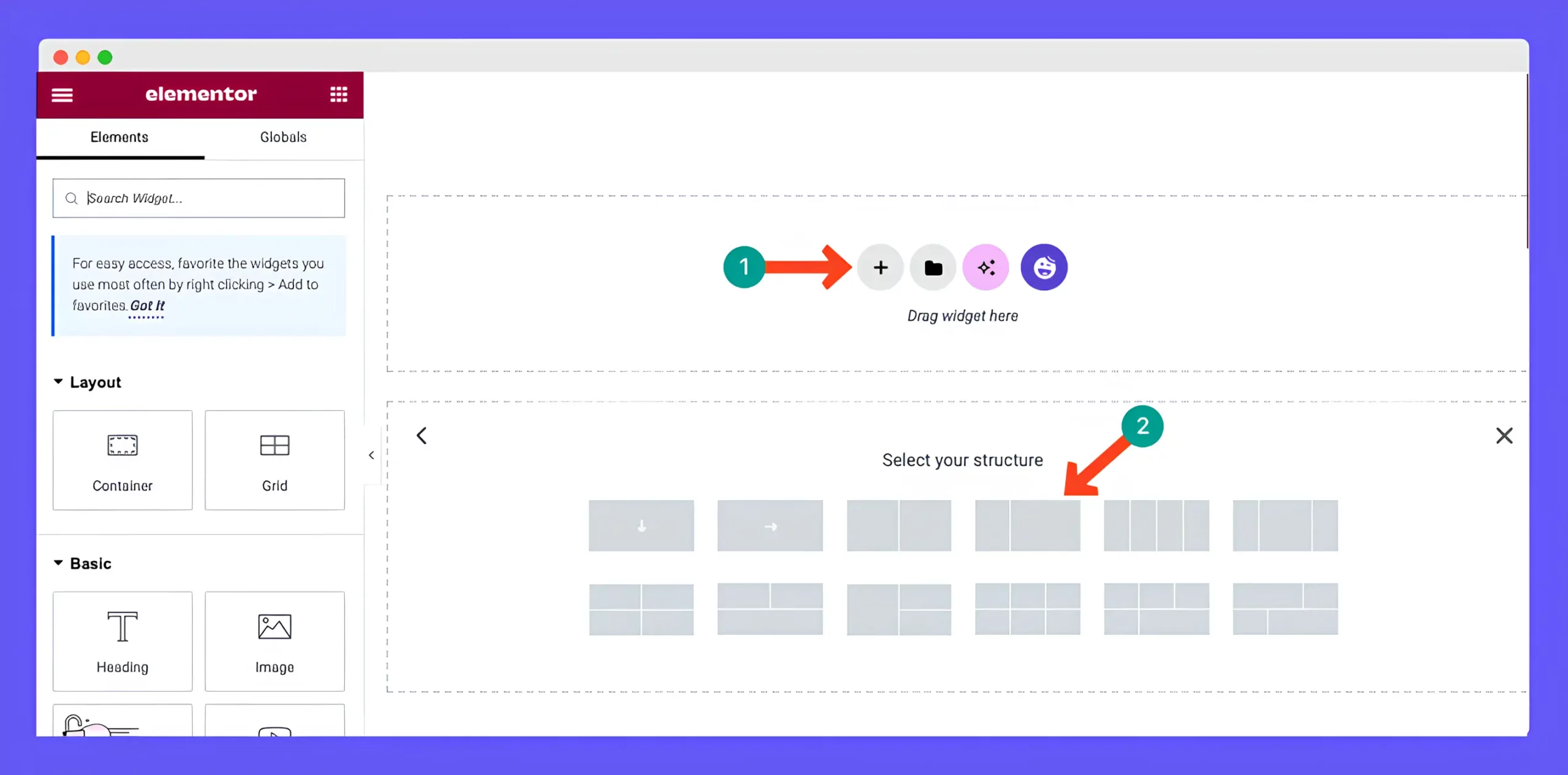 How to Improve Local SEO with Advanced Google Maps 8 Create a space on elementor canvas for adding new widget