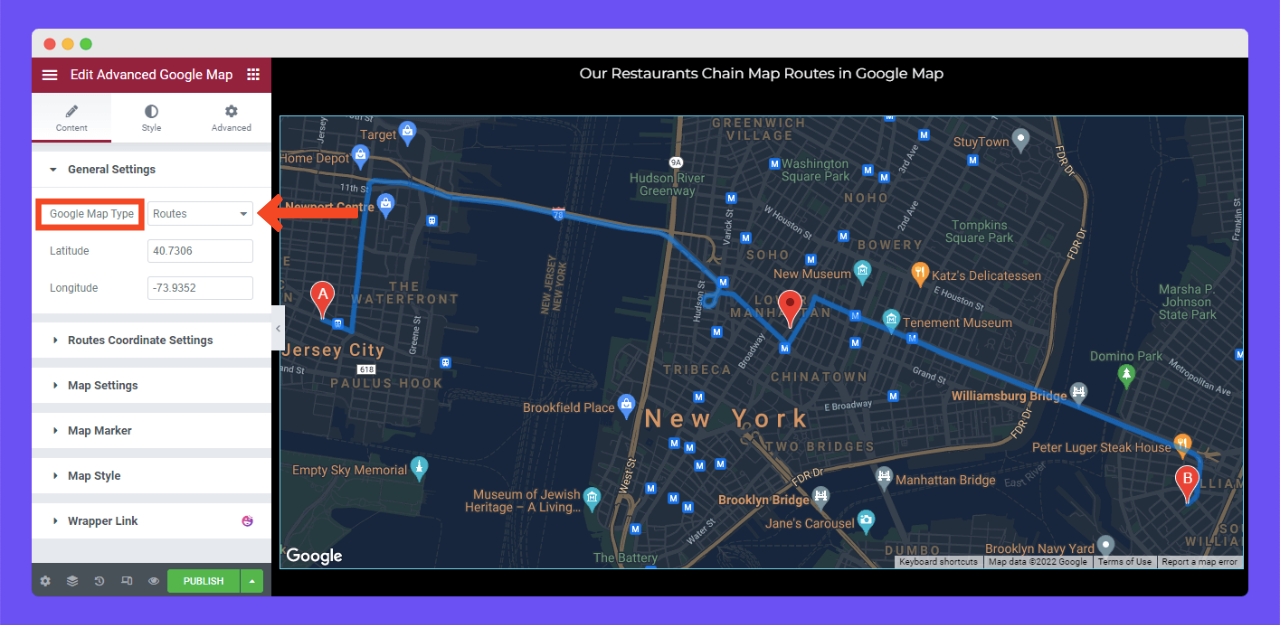 How to Improve Local SEO with Advanced Google Maps 16 Show Routes on the Google Map